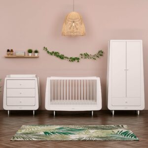 Snuz SnuzKot Cotbed Range with Wardrobe & Changing Unit - White