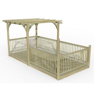 8' x 16' Forest Pergola Deck Kit No. 13 (2.4m x 4.8m)