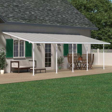 10x24 Palram Canopia Sierra White Patio Cover