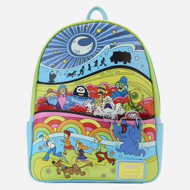 Scooby-Doo Psychedelic Monster Chase Glow Loungefly Mini Backpack