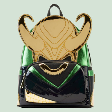 Marvel The Infinity Saga Metallic Loki Loungefly Mini Backpack