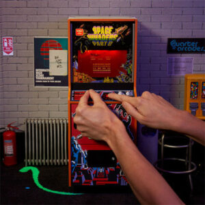 Space Invaders Part II Game Quarter Size Arcade Machine