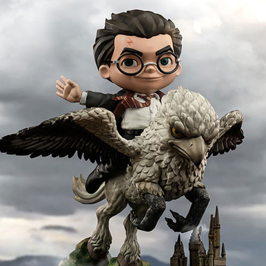 Harry Potter Harry and Buckbeak 6.5" Minico Figure