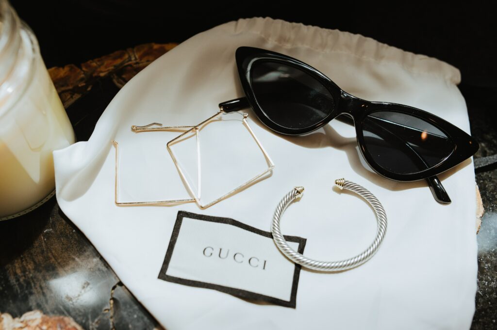 Gucci fashion and jewellery marketing shot