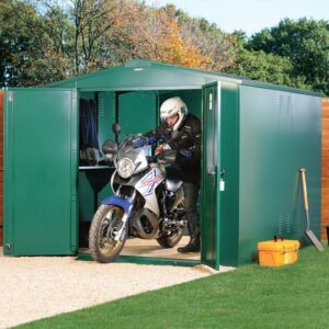 7'4 x 8'11 Asgard Gladiator Motorbike Garage (2.24m x 2.72m)