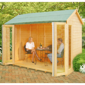 10'3 x 8'4 Shire Blenheim Wooden Summerhouse