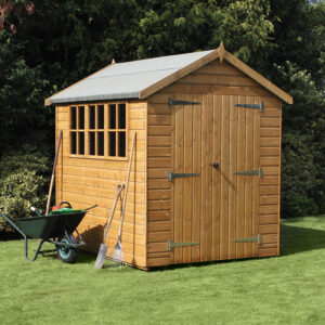 10' x 6' Traditional Heavy Duty Shiplap Apex Wooden Garden Shed (3.05m x 1.83m)