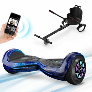 iHoverboard® H1 Blue LED Self Balancing Hoverboard 6.5"(700W)