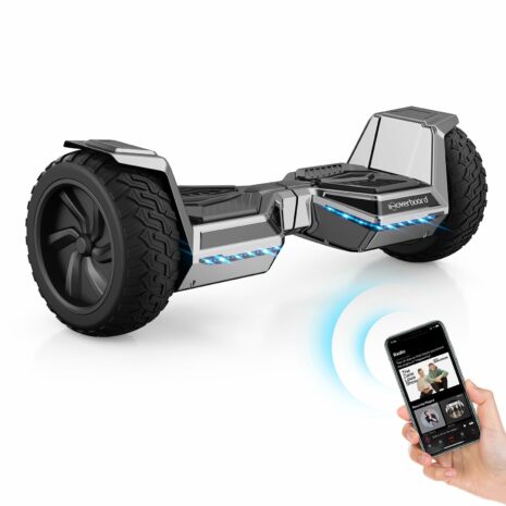 iHoverboard H8 Silver Off Road Hoverboard 8.5"