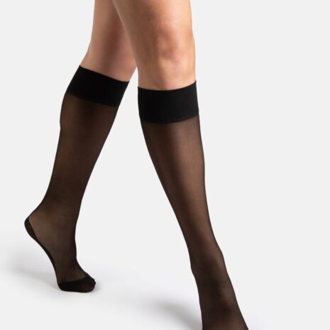 Hedoine The Tame | Bio Black Knee Highs