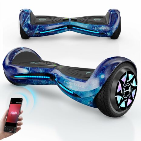 iHoverboard H2 Blue Self Balancing Hoverboard with Dual 350W Motor (700W)