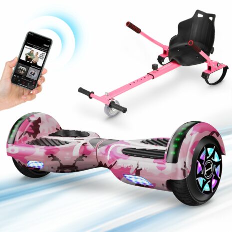 iHoverboard H4 Pink Bluetooth Hoverboard 6.5"