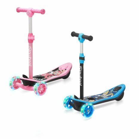 19miles Long Range 3 Wheel Kids Electric Scooter for 3-12 Boys Girls