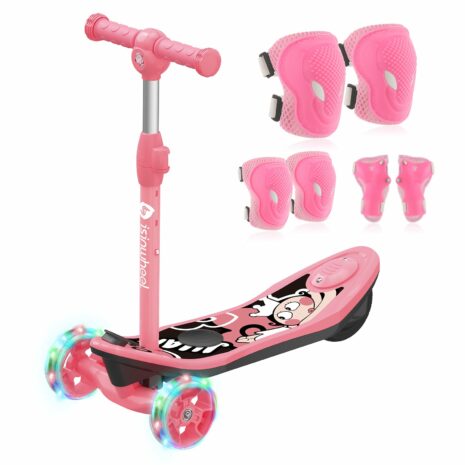 isinwheel M3 3 Wheel Kids Electric Scooter for girl aged 3-12