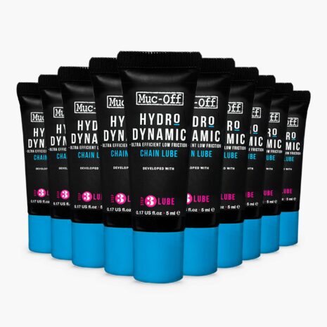 Muc-Off Hydrodynamic Lube - 5ml Race Bundle Race Bundle - 10 x 5ml Sample Lubes MOG0518 Barcode: