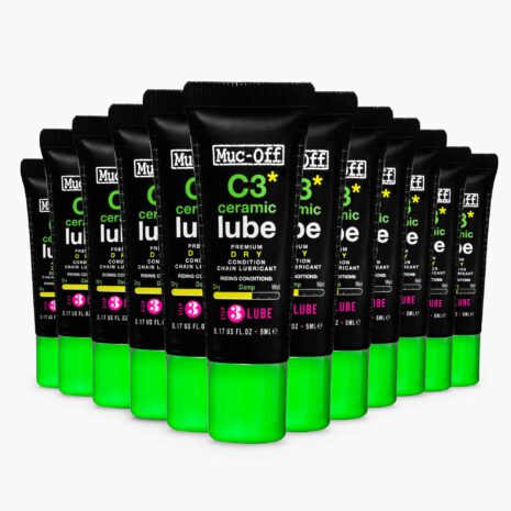 Muc-Off C3 Dry Weather Ceramic Lube - 5ml Race Bundle Race Bundle - 20 x 5ml Sample Lubes MOG0516 Barcode: