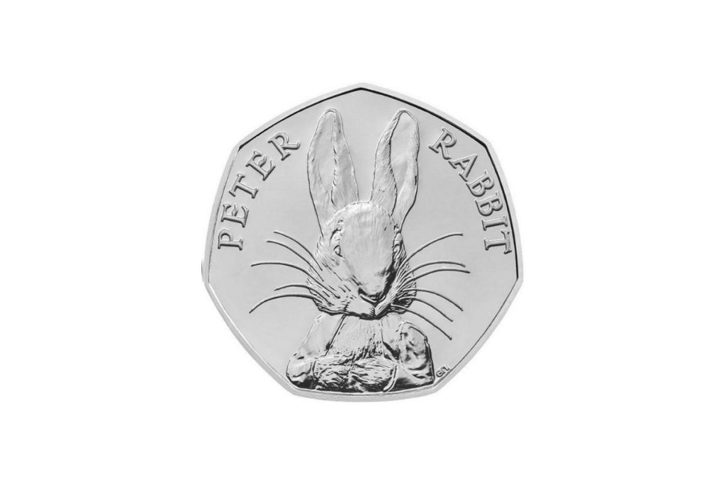 2016 Peter Rabbit 50p Coin