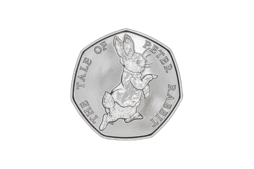 2017 The Tale of Peter Rabbit 50p Coin