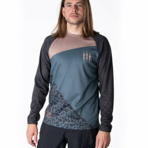 Muc-Off Men's Technical Riders Jersey - Grey/Stone Leopard XXL 20701 Barcode: 5037835213690