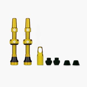 Muc-Off Gold Tubeless Presta Valve (Pair) 80mm 1084 Barcode: 5037835200126