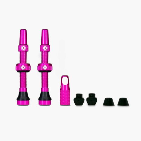 Muc-Off Pink Tubeless Presta Valve (Pair) 80mm 1085 Barcode: 5037835200133