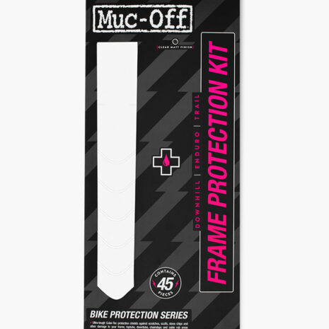 Muc-Off UK Frame Protection Kit - Clear Matt Downhill/Enduro/Trail (45-70mm downtube) 20654 Barcode: 5037835213119