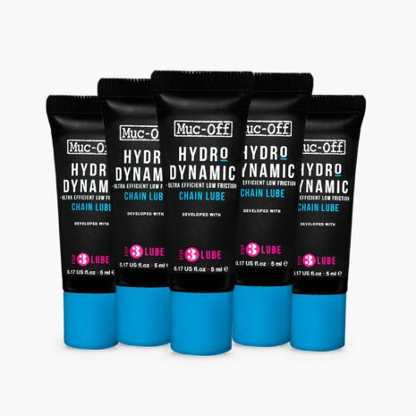 Muc-Off Hydrodynamic Lube Race Bundle - 5 x 5ml Sample Lubes MOG0517 Barcode: