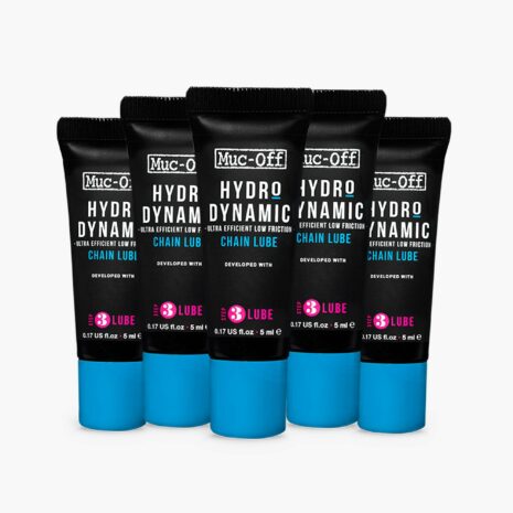 Muc-Off Hydrodynamic Lube - 5ml Race Bundle Race Bundle - 5 x 5ml Sample Lubes MOG0517 Barcode:
