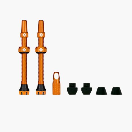 Muc-Off All New Tubeless Valves - 80mm Clearance Colours 80mm / Orange 20441 Barcode: 5037835209785