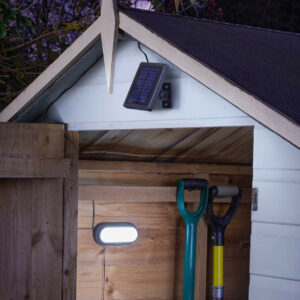 SuperBright LED Shed Light Solar Cool White Black - 1007029