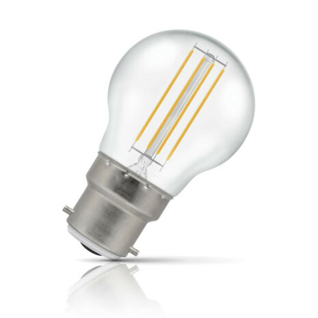 Crompton Golfball LED Light Bulb B22 4.5W (25W Eqv) Cool White IP65 - 14237