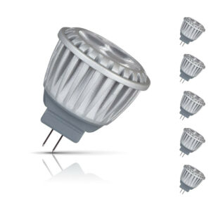 Crompton Lamps LED MR11 Bulbs 4W GU4 12V (5 Pack) Warm White 36° (35W Eqv) - 14831