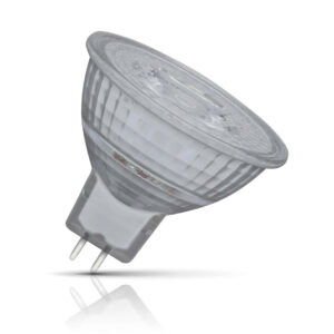 Crompton Lamps LED MR16 Bulb 5W GU5.3 12V Warm White 36° Clear (35W Eqv) - 14855