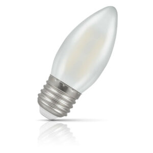 Crompton Candle LED Light Bulb Dimmable E27 2.5W (25W Eqv) Cool White Pearl - 15463