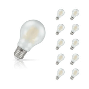 Crompton GLS LED Light Bulb Dimmable E27 7.5W (60W Eqv) Cool White 10-Pack Pearl - 15517