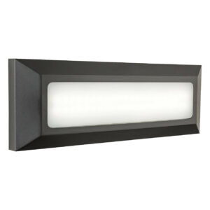 Firstlight Shine LED Brick Wall and Step Light 4W Cool White in Graphite and Opal - 2811GP