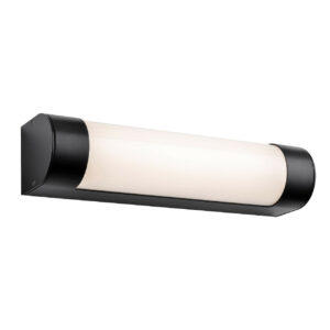 Firstlight Lima Modern Style LED 30cm Light Bar 8W Warm White in Black and Opal - 2875BK