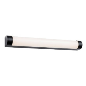 Firstlight Lima Modern Style LED 60cm Light Bar 12W Warm White in Black and Opal - 2876BK