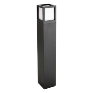 Firstlight Evo Modern Style LED 650mm Post Light 15W Warm White in Graphite and Opal - 3422GP