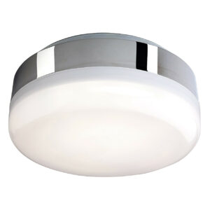 Firstlight Mini Hydro LED Compact Flush Ceiling Light 5.4W Cool White in Chrome and Opal - 3432CH