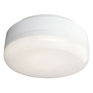 Firstlight Mini Hydro LED Compact Flush Ceiling Light 5.4W Cool White in White and Opal - 3432WH