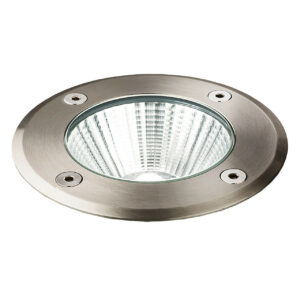 Firstlight LED Modern Style LED Ground Light 10W Cool White Stainless Steel - 3734ST