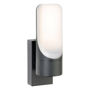 Firstlight Eve Modern Style LED Lantern 6W Warm White in Graphite and Opal - 3856GP