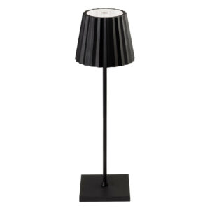 Firstlight Koko LED Rechargeable Table Lamp 2.2W Dim with Dimmer Control Tri-Colour CCT Black - 3861BK