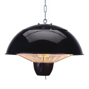 Zink Radiant Onyx 1500W Pendant Patio Heater - ZR-38833-BLK