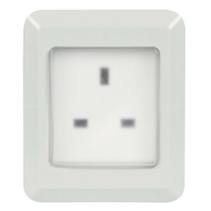 Mercury Socket Weatherproof Outdoor 13A Grey IP55 - 429.917UK