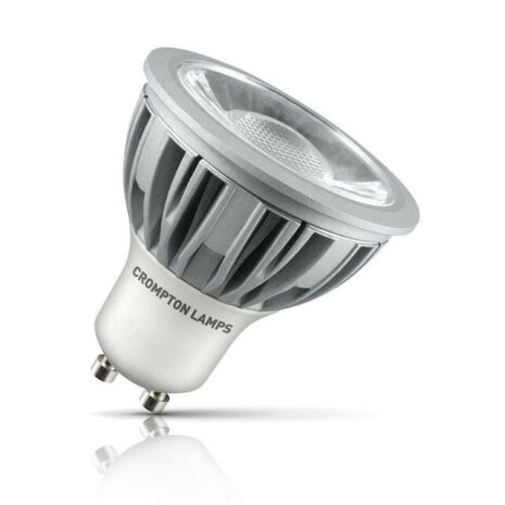 Crompton Lamps LED GU10 Bulb 5W Dimmable Warm White 45° - LGU105WWCOB-DIM