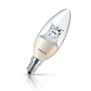 Philips Candle LED Light Bulb DimTone E14 5.5W (40W Eqv) Warm White - 9290024910