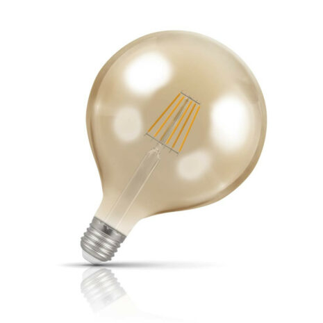 Crompton Globe LED Light Bulb G125 E27 7.5W (60W Eqv) Warm White Vintage - 4313