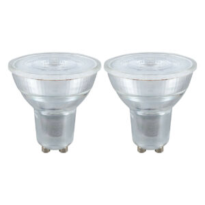 Crompton Lamps LED GU10 Bulbs 4.5W (2 Pack) Warm White 35° (50W Eqv) - 4870